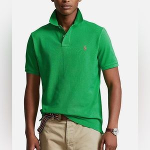 Men’s Ralph Lauren Custom Fit Mesh Polo Shirt - Size XL